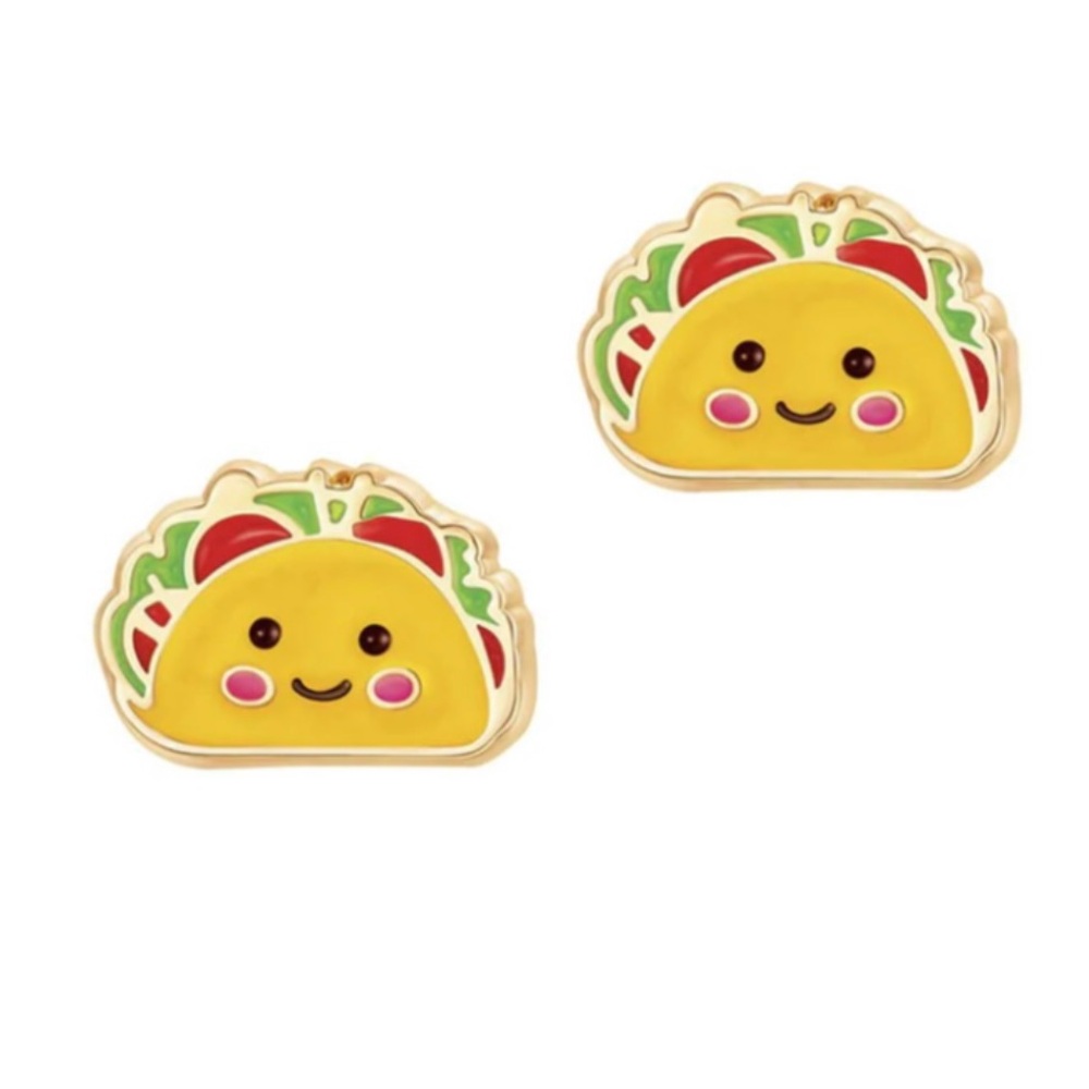 Girl Nation Taco earrings NWT